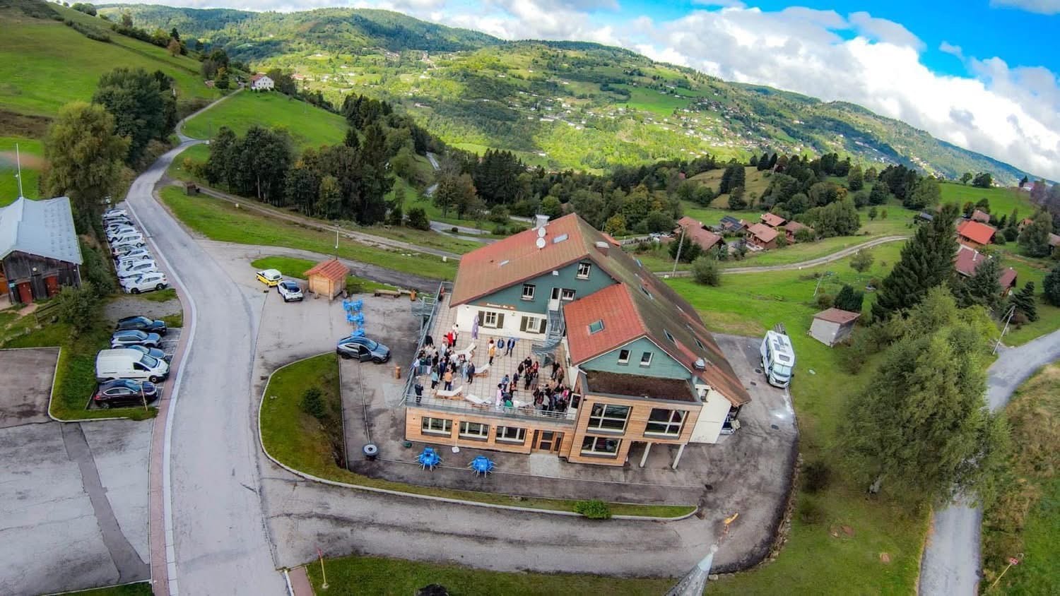 Vue aérienne du Domaine